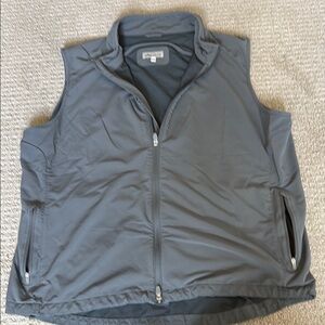 Peter Millar Gray Zip-Up Vest